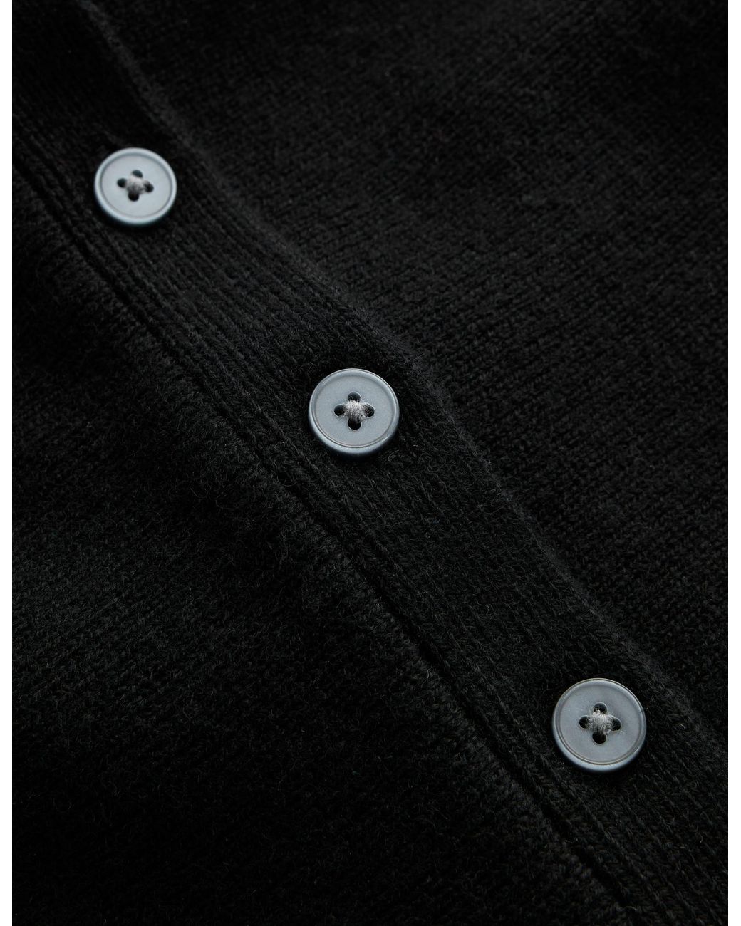 Boden Blue Fitted Wool Peplum Cardigan