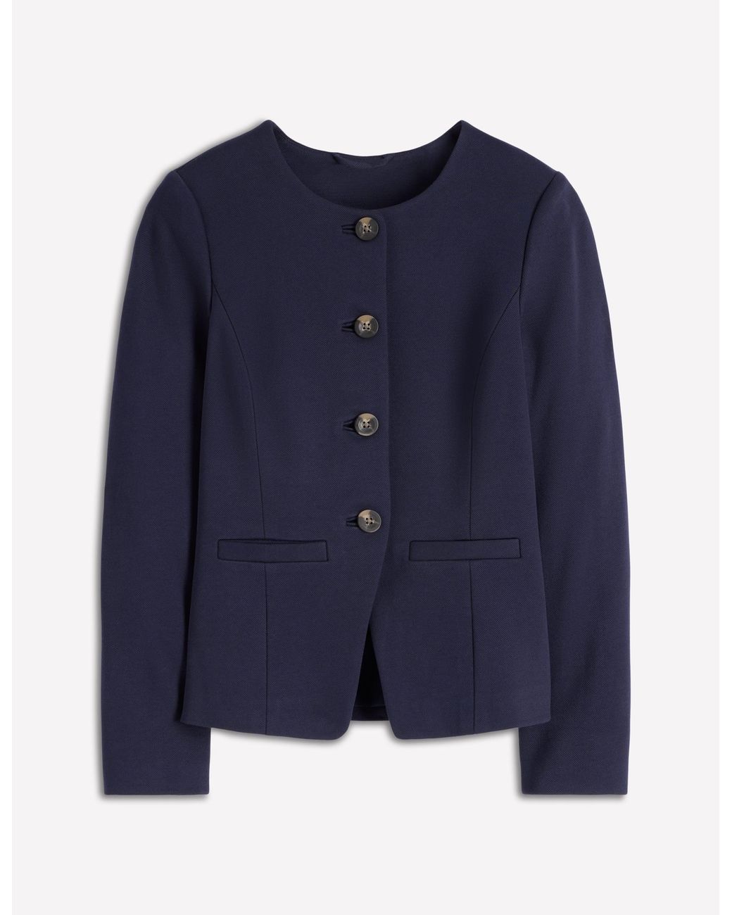 Boden Blue Hampstead Ponte Twill Blazer