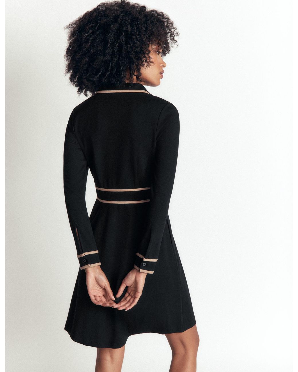 Boden Black Ula Ponte Short Dress