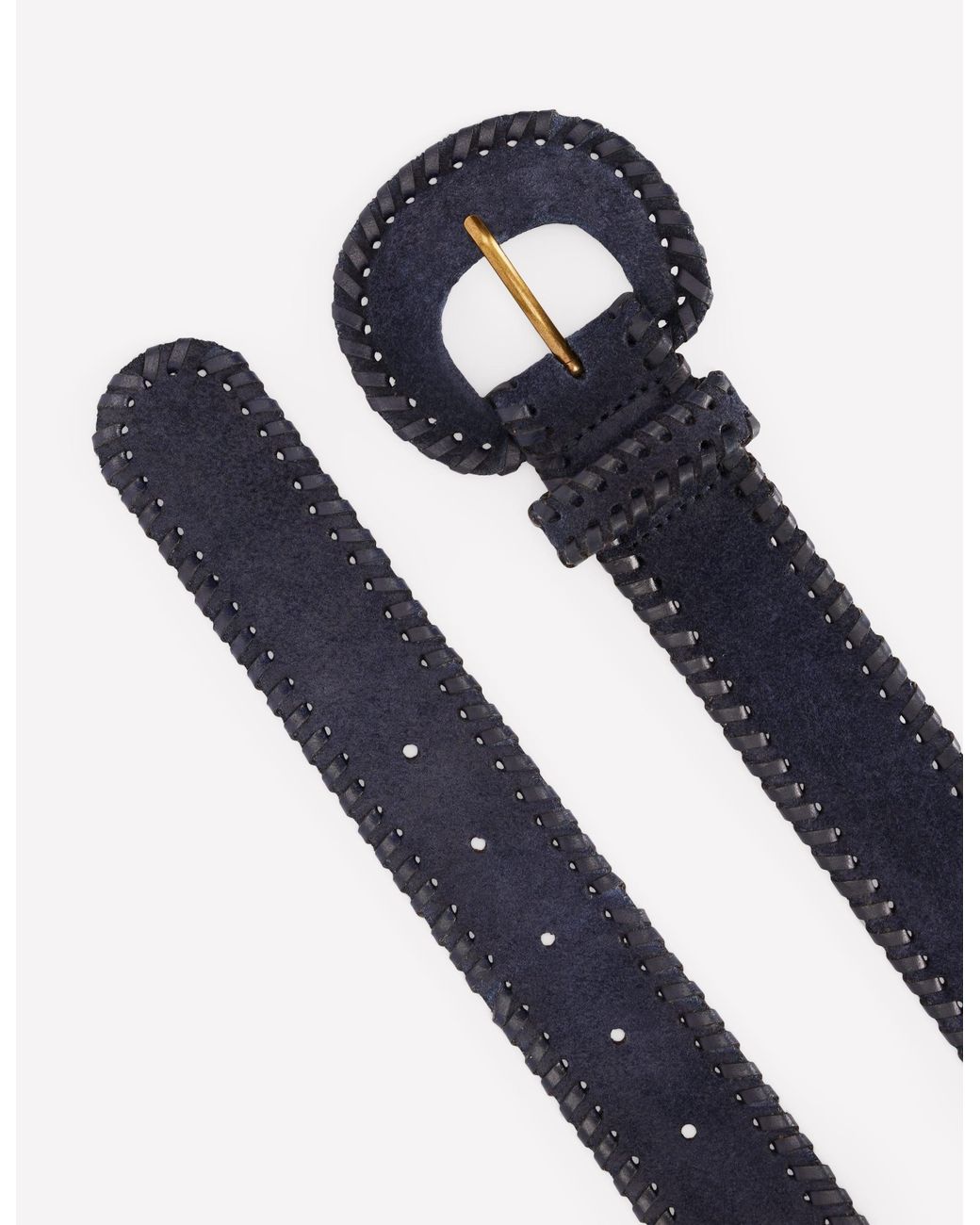 Boden Blue Covered Whipstitch Belt