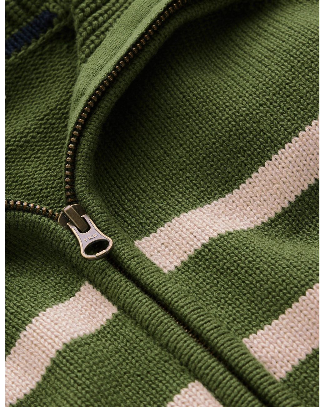 Boden Green Lucy Half Zip Sweater