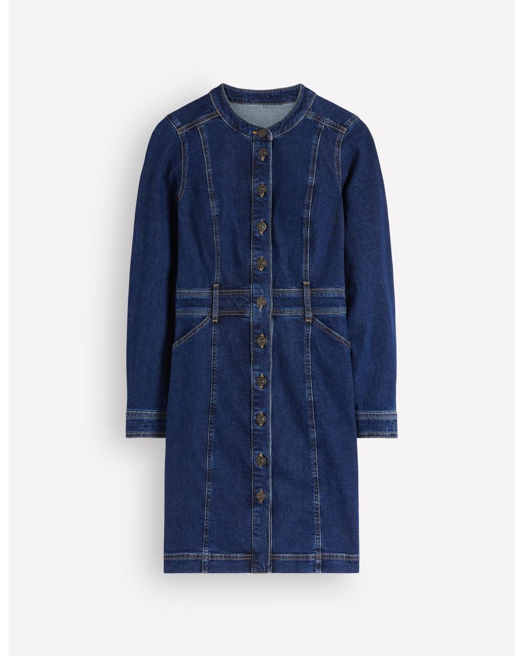 Boden Blue Zara Denim Short Dress