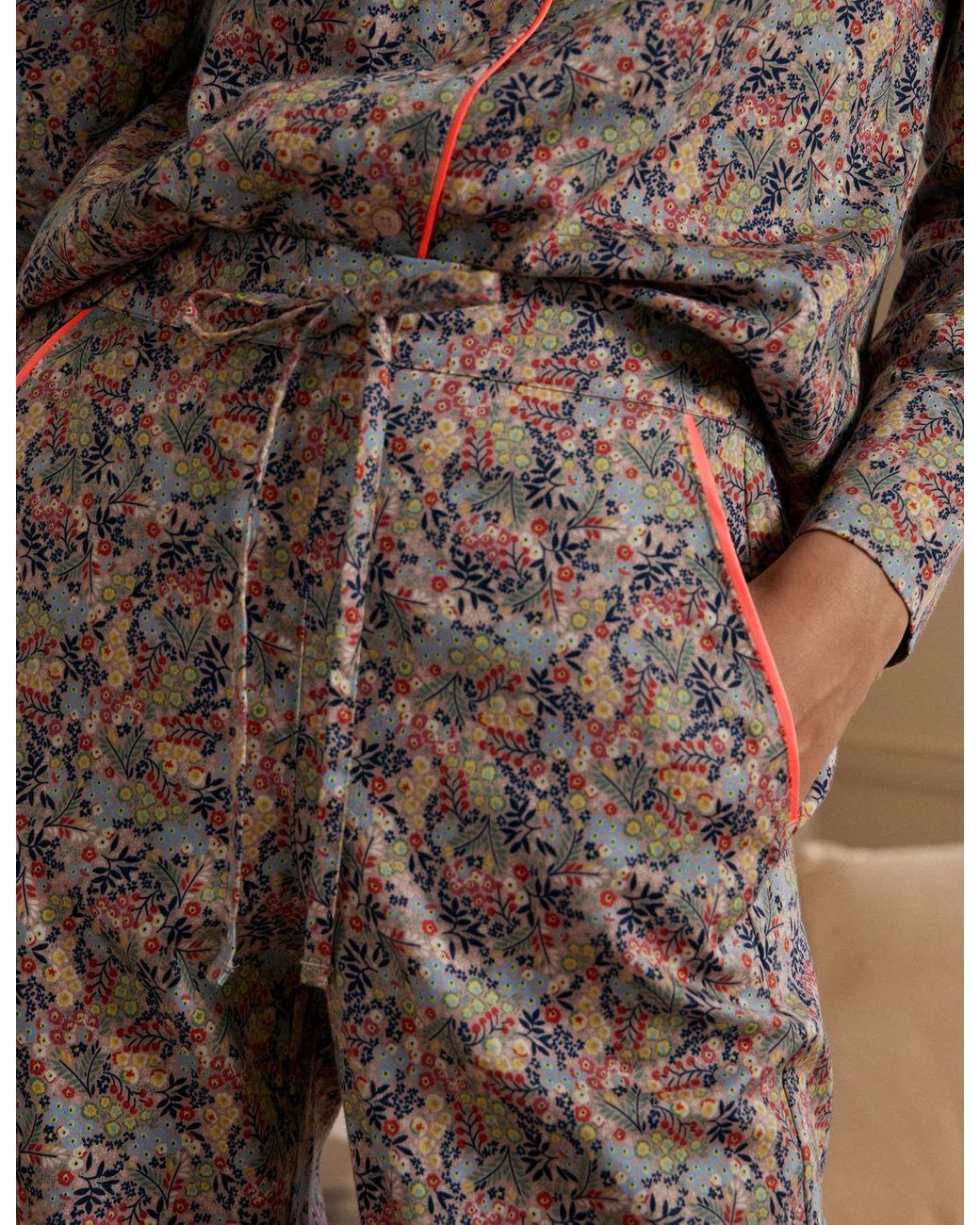 Boden Cotton Pyjama Trousers Milkshake 