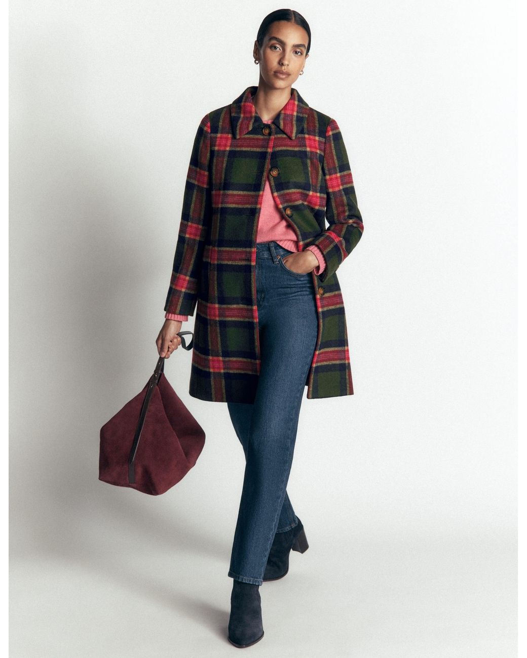 Boden Brown Aylesford Wool Coat