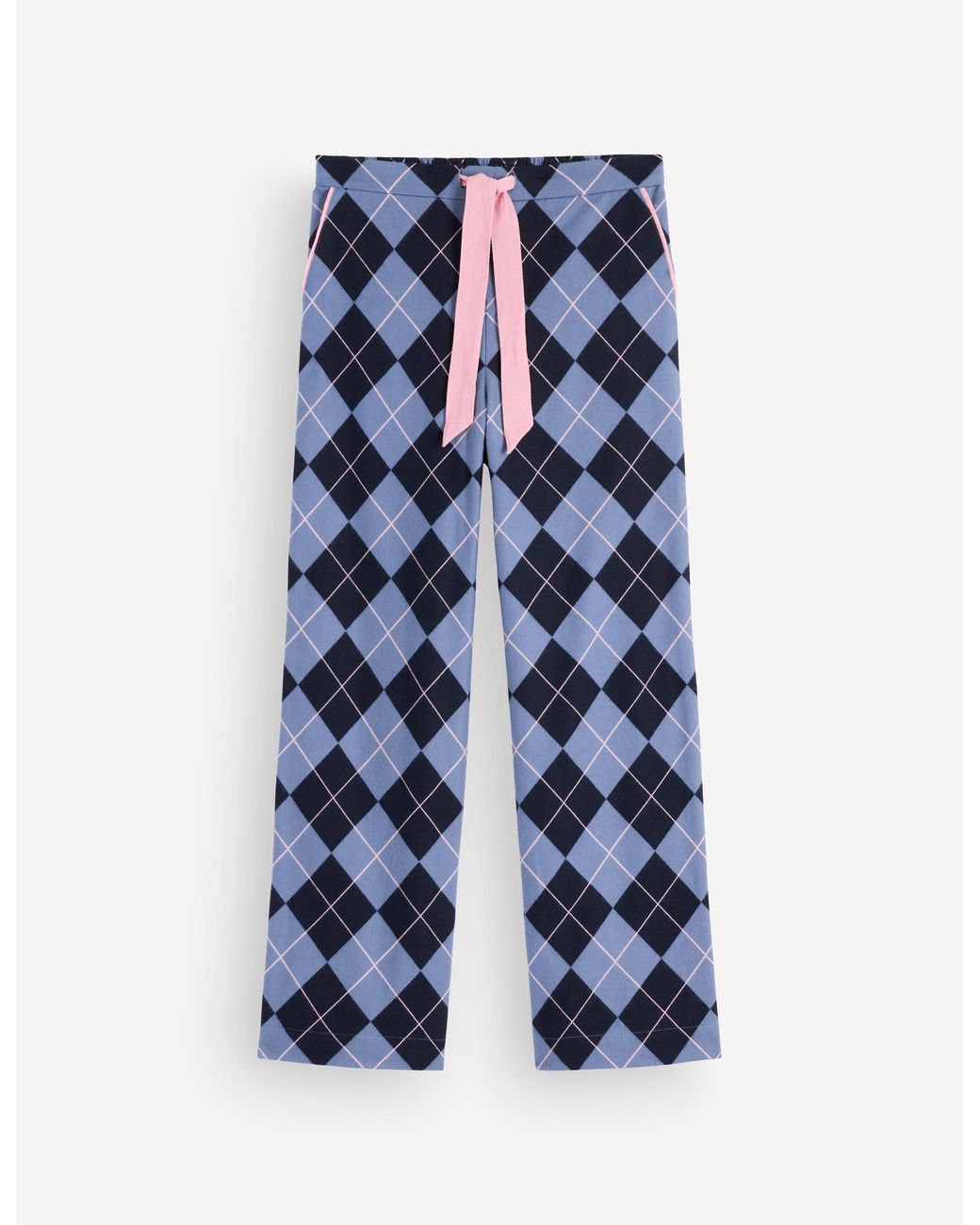 Boden Blue Brushed Cotton Pyjama Trousers