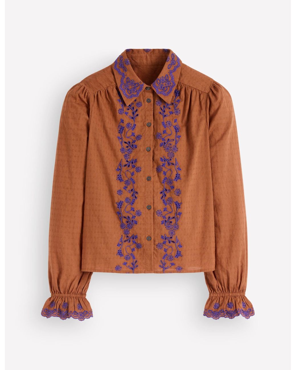 Boden Blue Cotton Top
