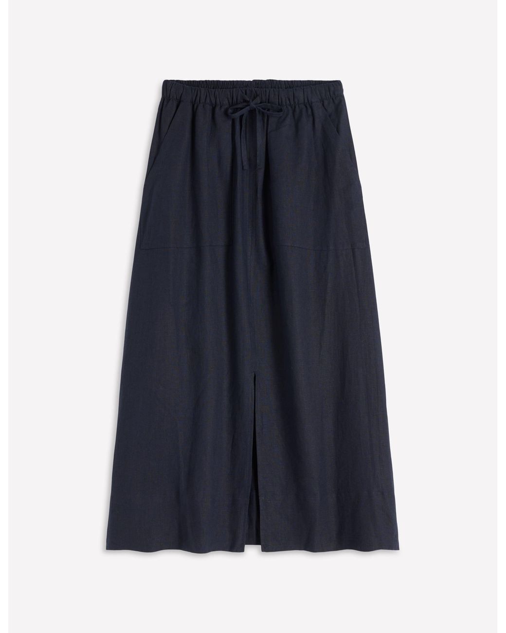 Boden Blue Layla Linen Skirt