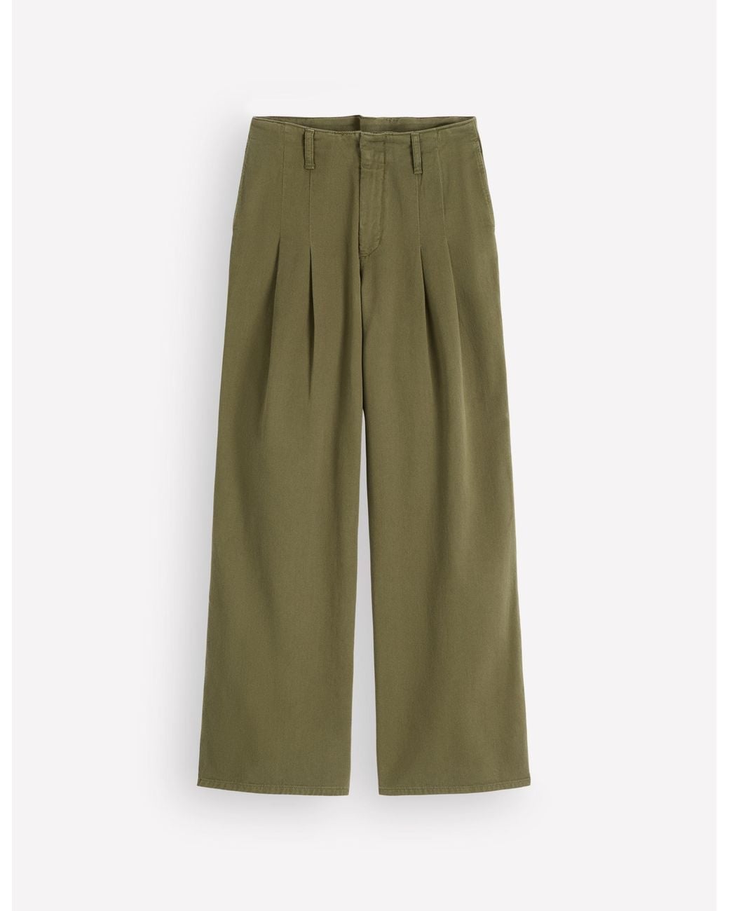 Boden Green Mayfair Pleat Detail Trousers
