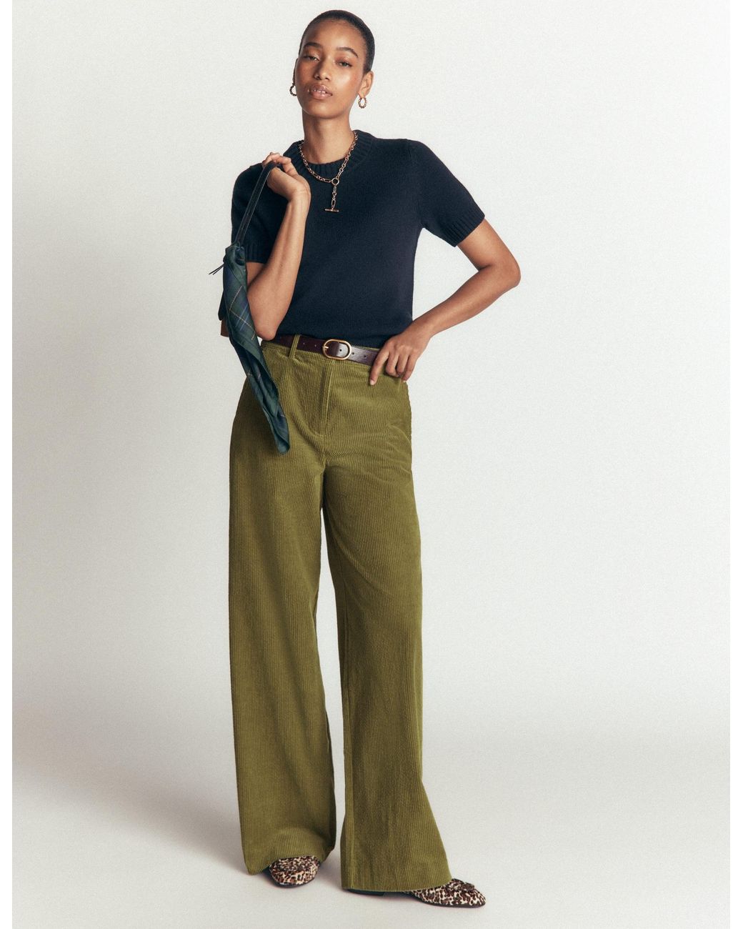 Boden Blue Belgravia Chunky Cord Pants
