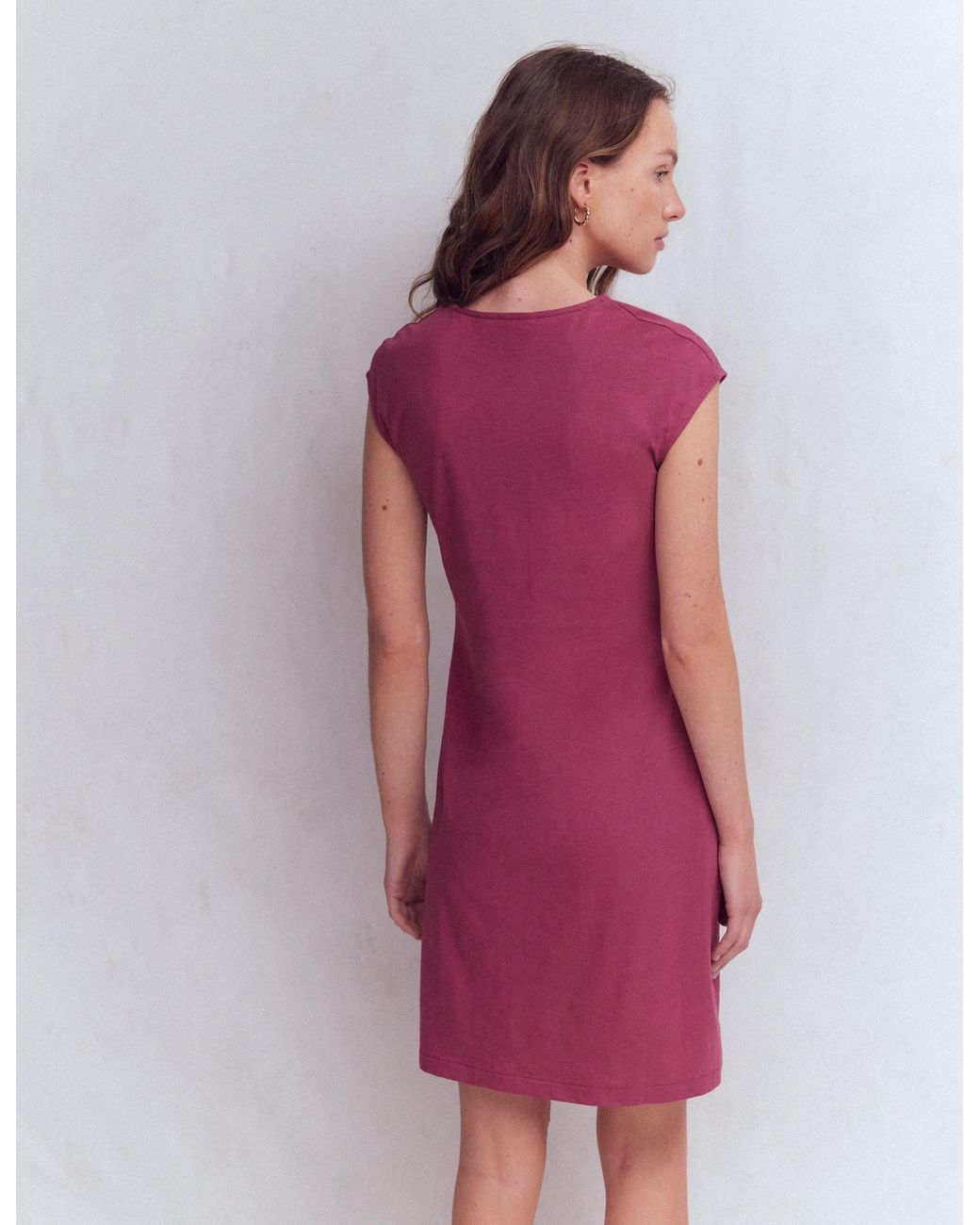 Boden Purple Delilah Twist Short Dress