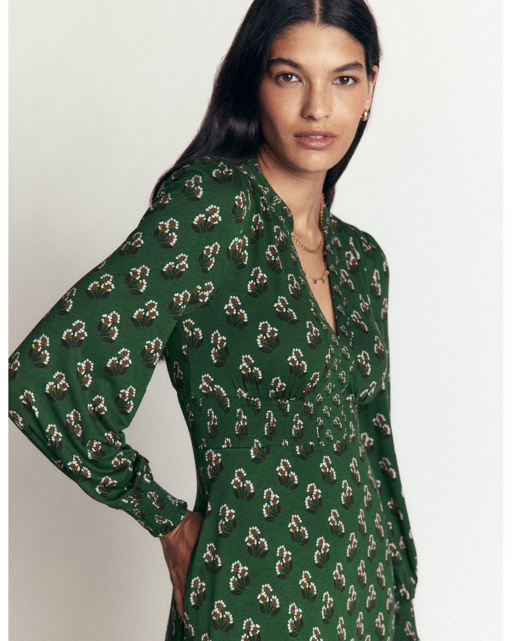 Boden Multicolor Georgia Jersey Midi Dress
