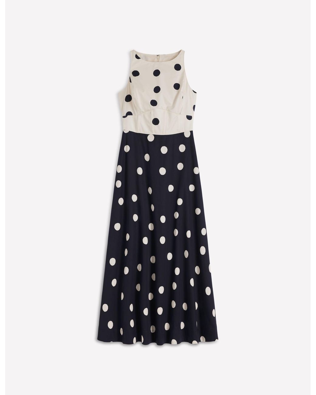 Boden White Silvia Boned Bodice Maxi Dress
