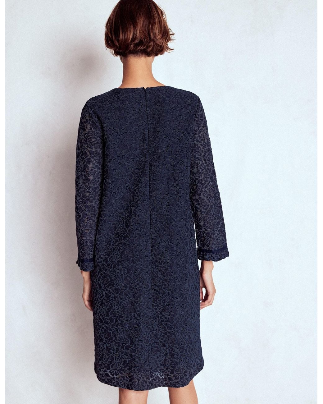 Boden Blue Lace Occasion Mini Dress