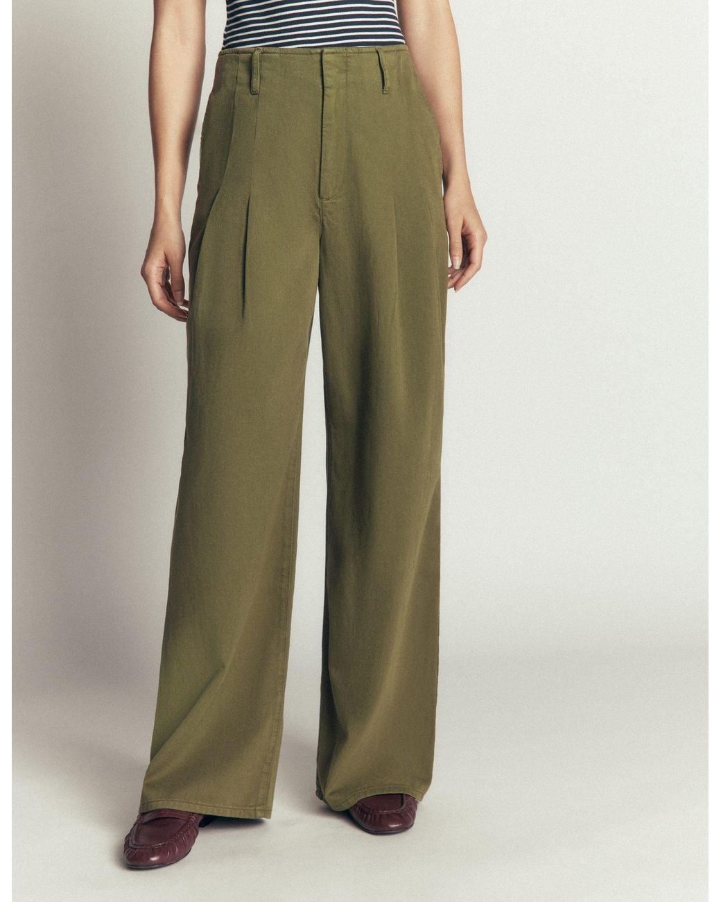 Boden Green Mayfair Pleat Detail Trousers