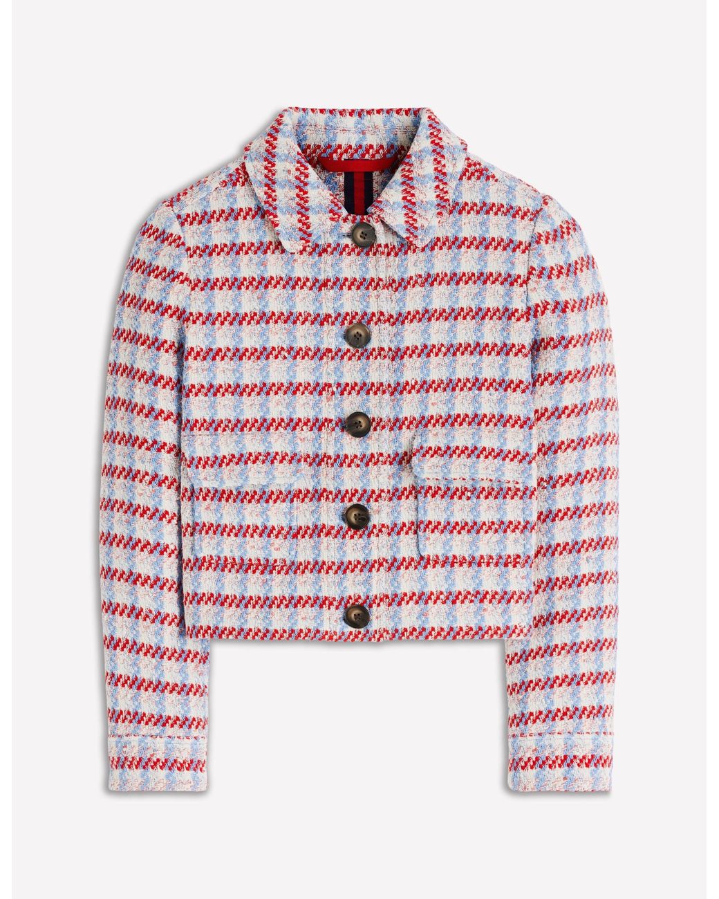 Boden Purple Lisburn Patch Pocket Jacket