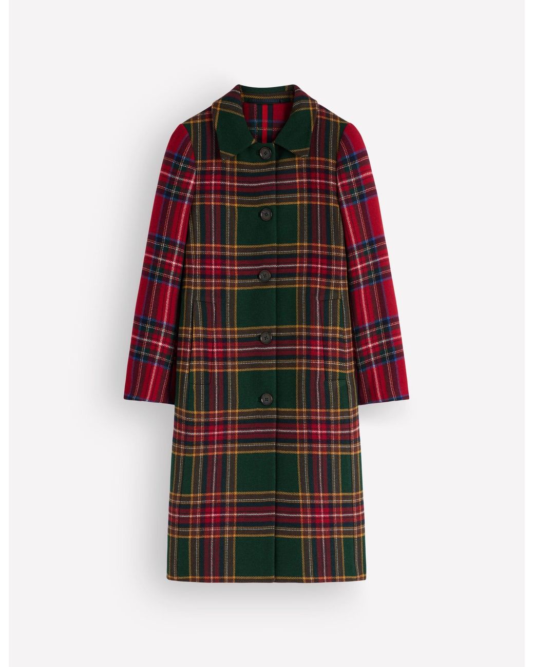 Boden Multicolor Aylesford Longline Coat
