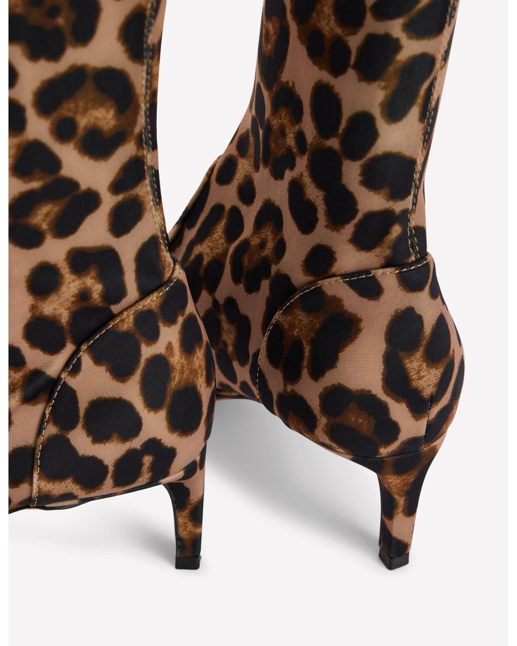 Boden Brown Stretch Kitten Heel Boots