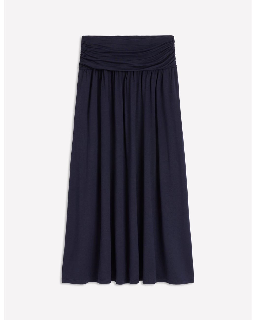 Boden Blue Rosaline Jersey Skirt, Petal Terrace