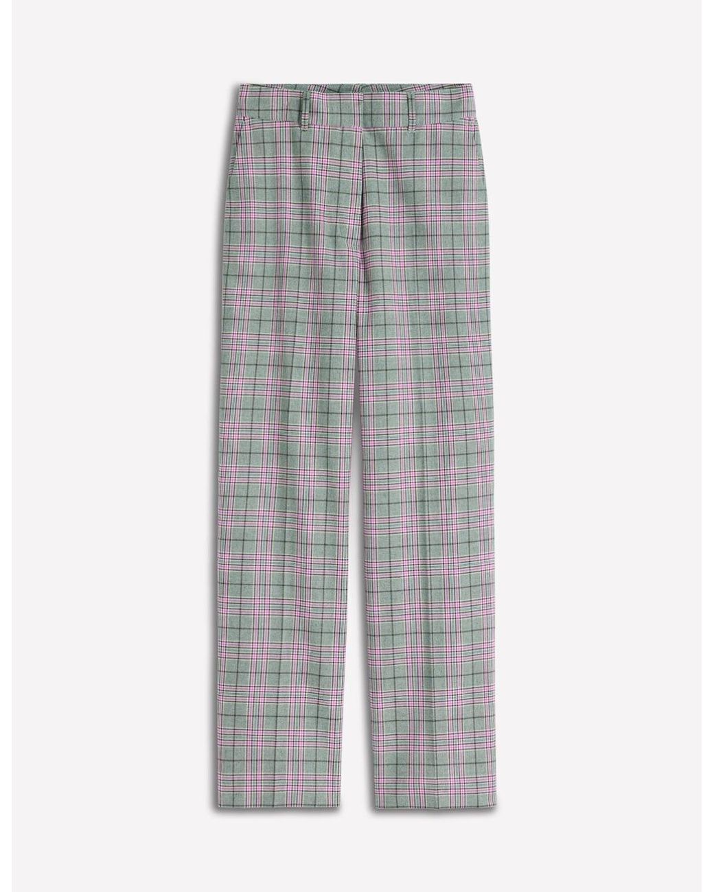 Boden Blue Canonbury Tailored Trousers- And Check