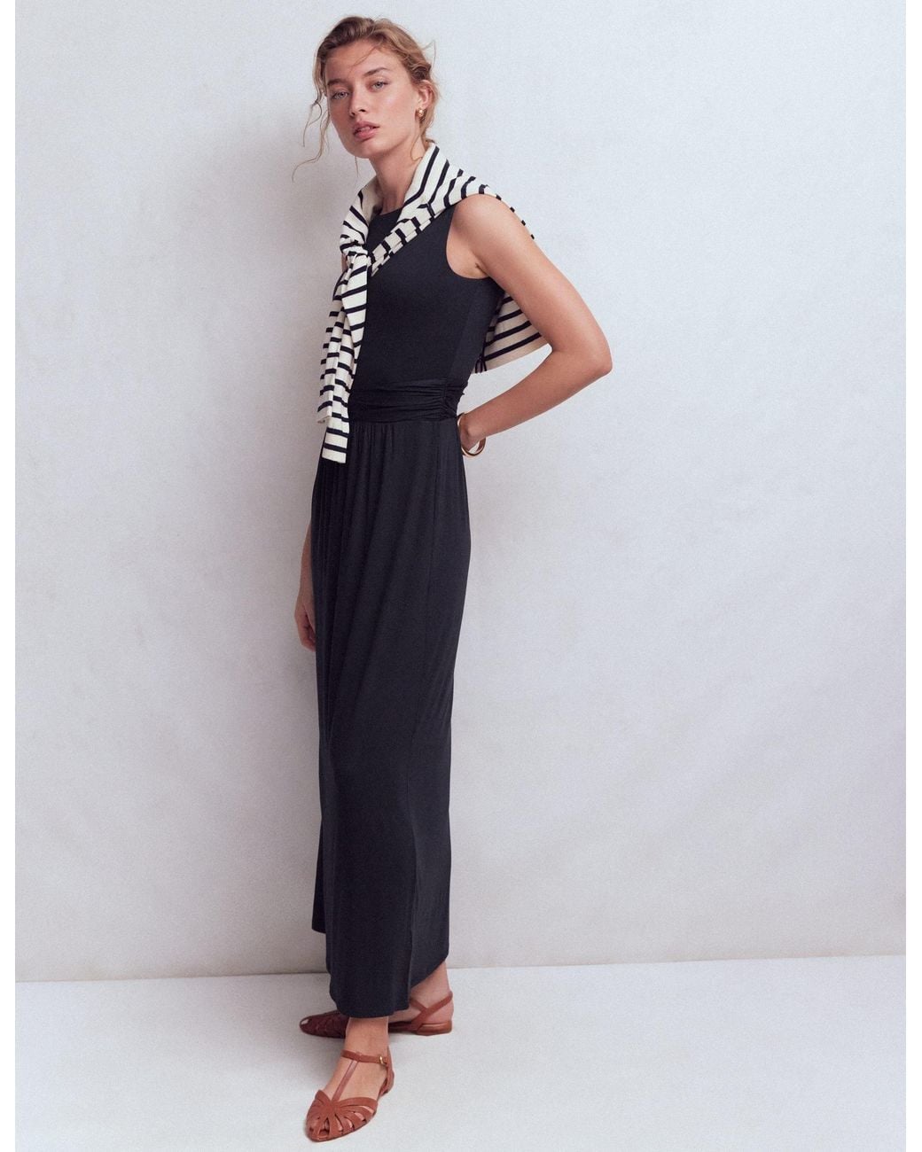 Boden Blue Antonia Jersey Maxi Dress
