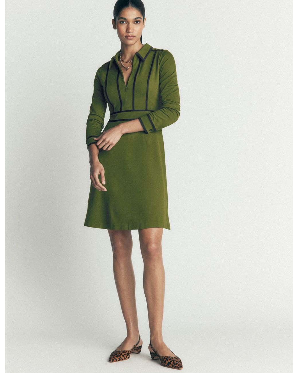 Boden Green Ula Ponte Short Dress