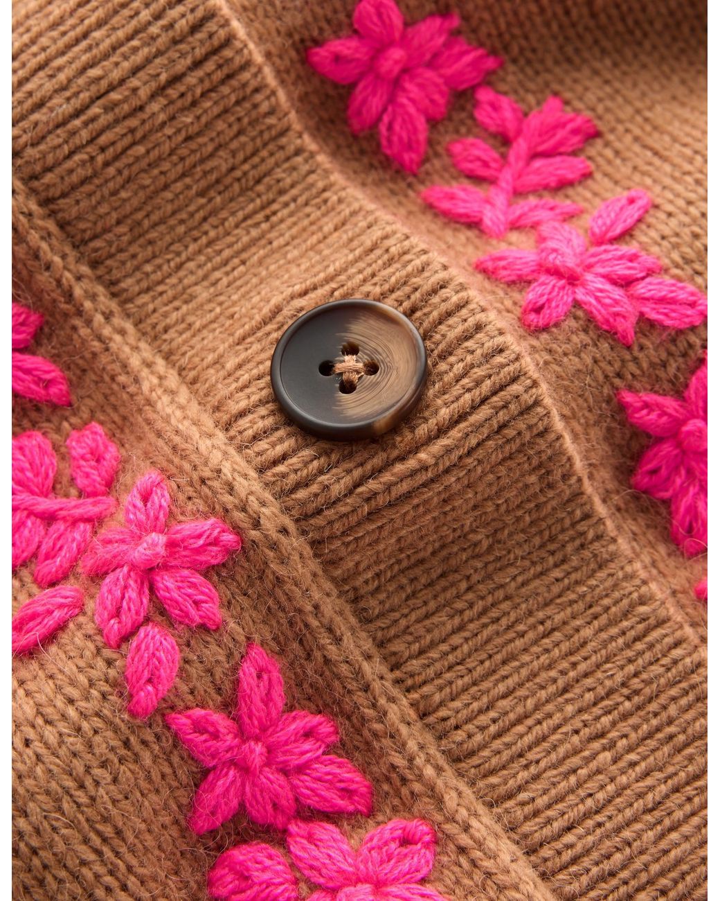 Boden Ella Embroidered Knit Cardigan