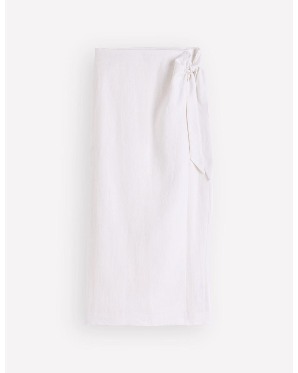 Boden Blue Dimitra Linen Column Skirt