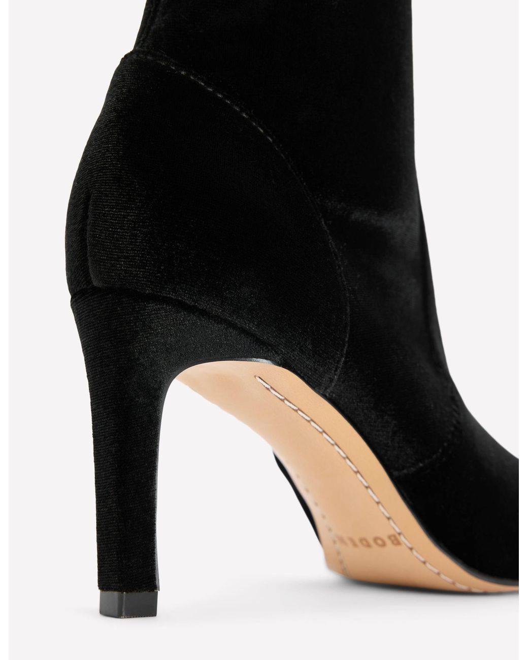 Boden Black Ankle Stretch Boots