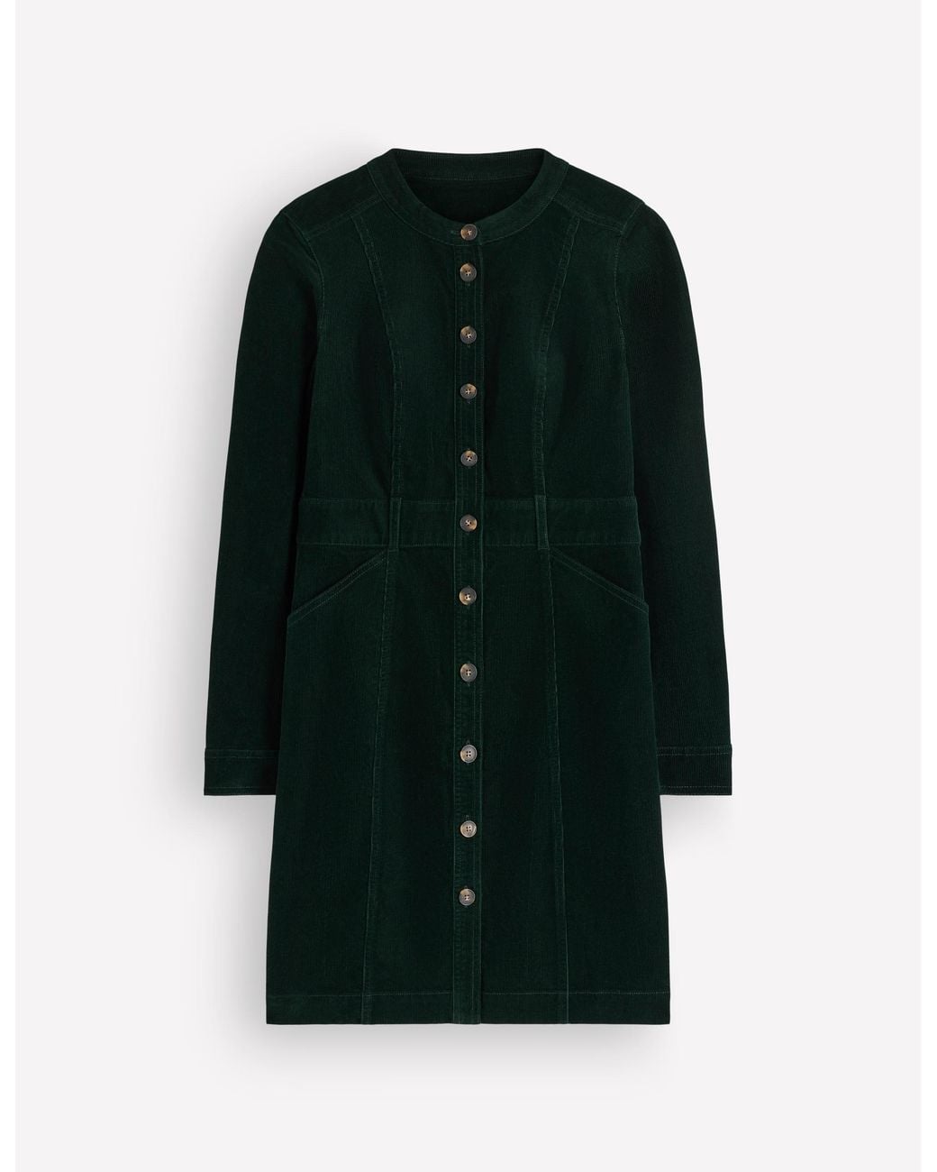 Boden Green Zara Cord Short Dress