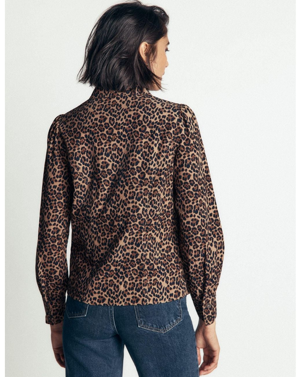 Boden Gray Sky Cord Shirt