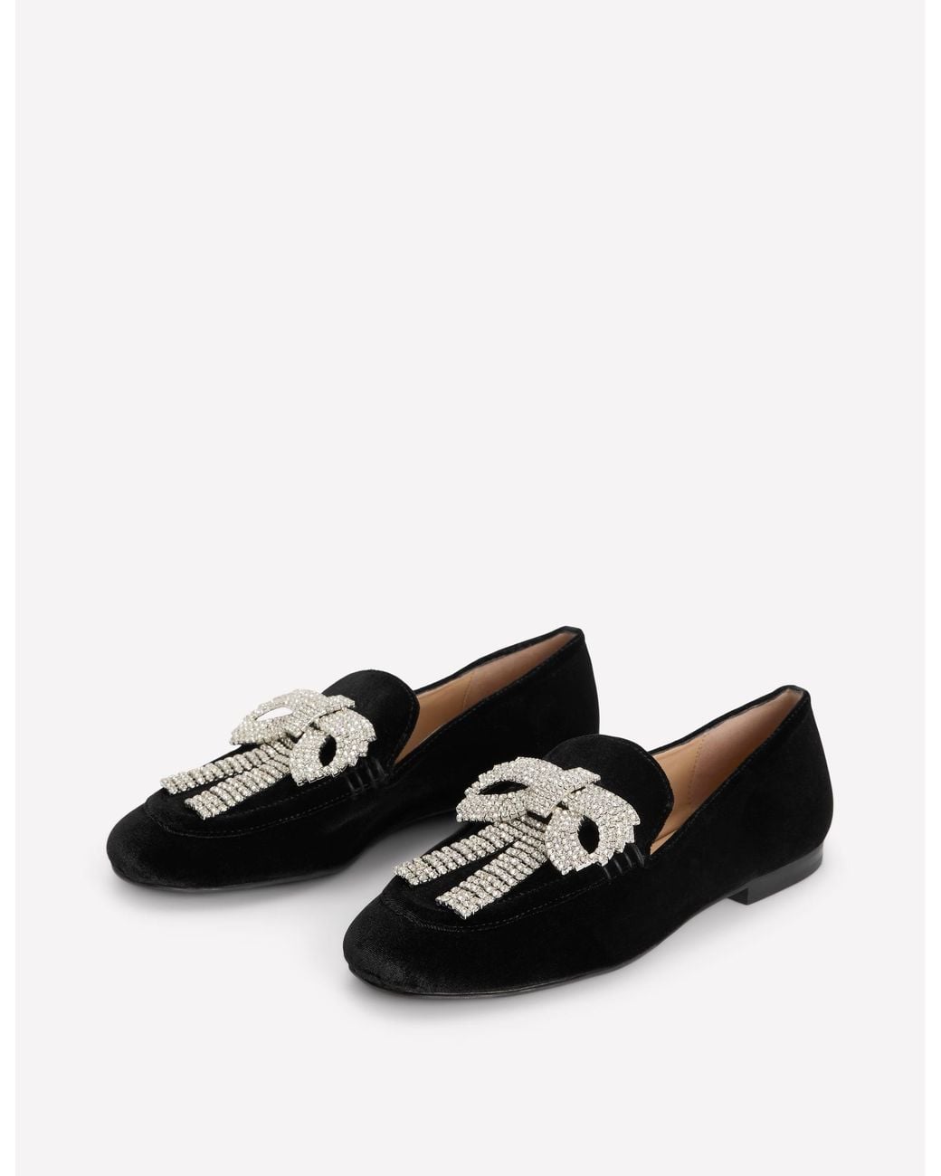 Boden Black Dinah Embellished Loafers