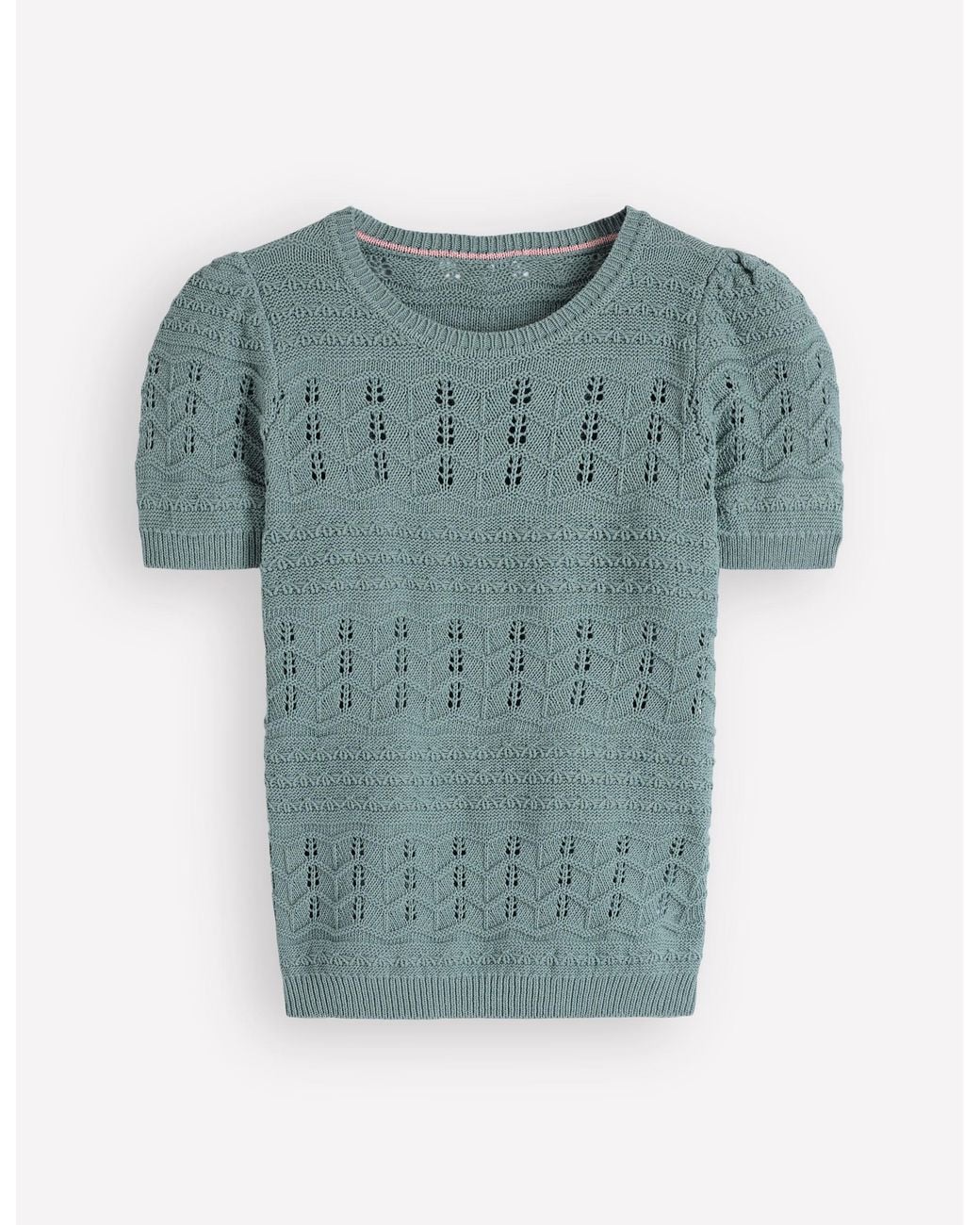 Boden Blue Monica Knitted T-Shirt