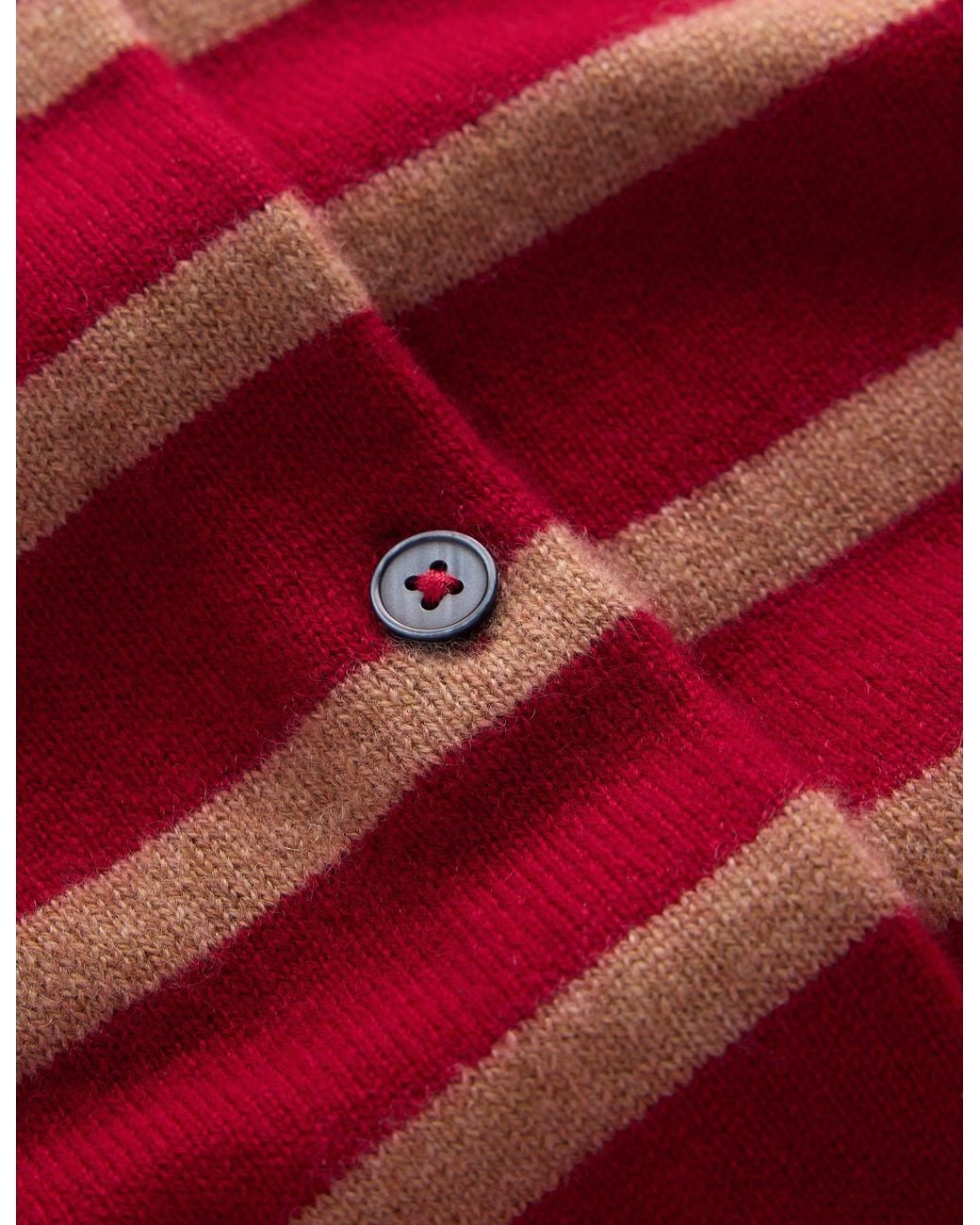 Boden Red Elsie Cashmere Crew Cardigan