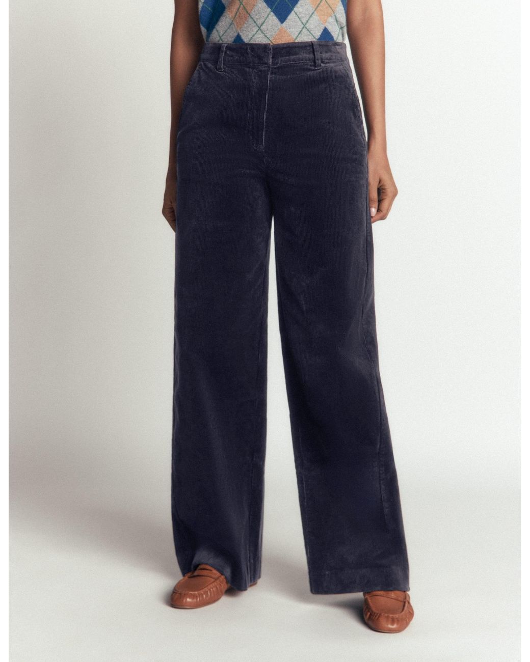 Boden Blue Belgravia Cord Trousers