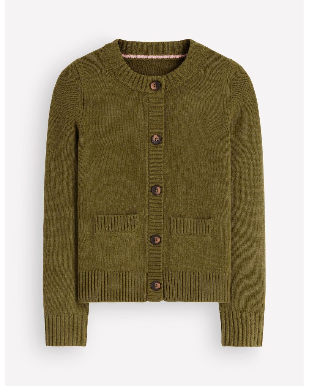 Boden Green Marta Merino Wool Cardigan