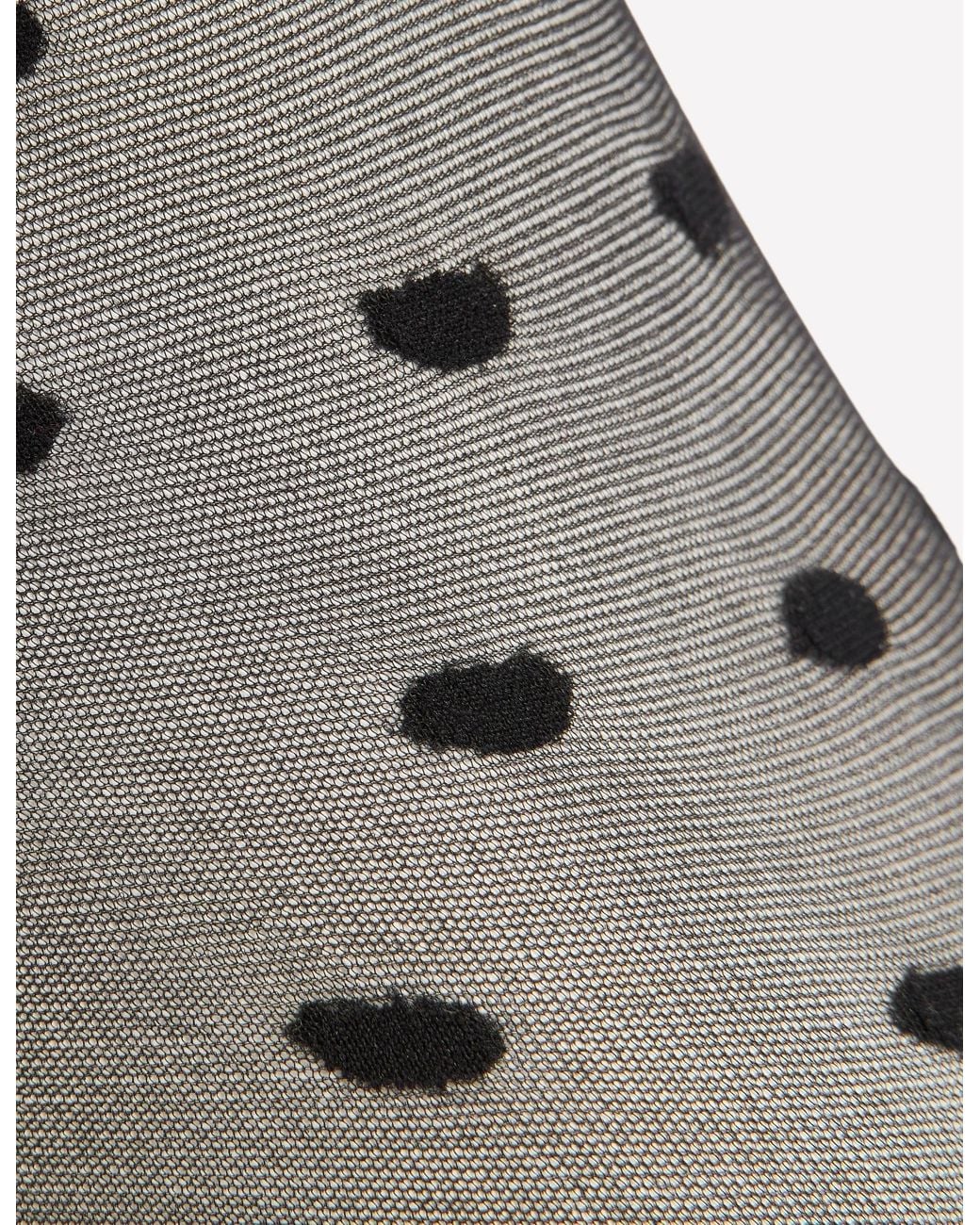 Boden Gray Spot Tights Socks