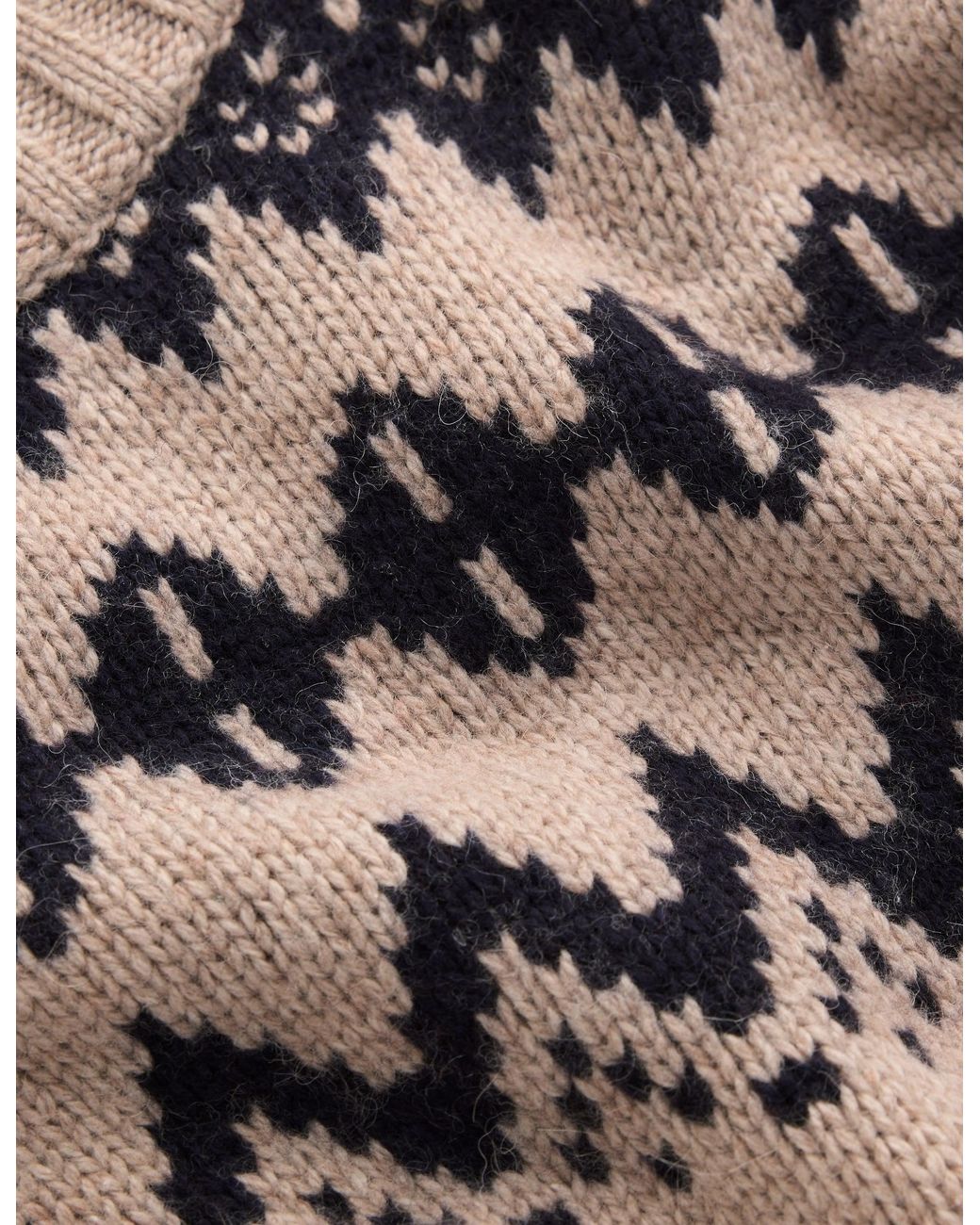 Boden Natural Chunky Fair Isle Jumper