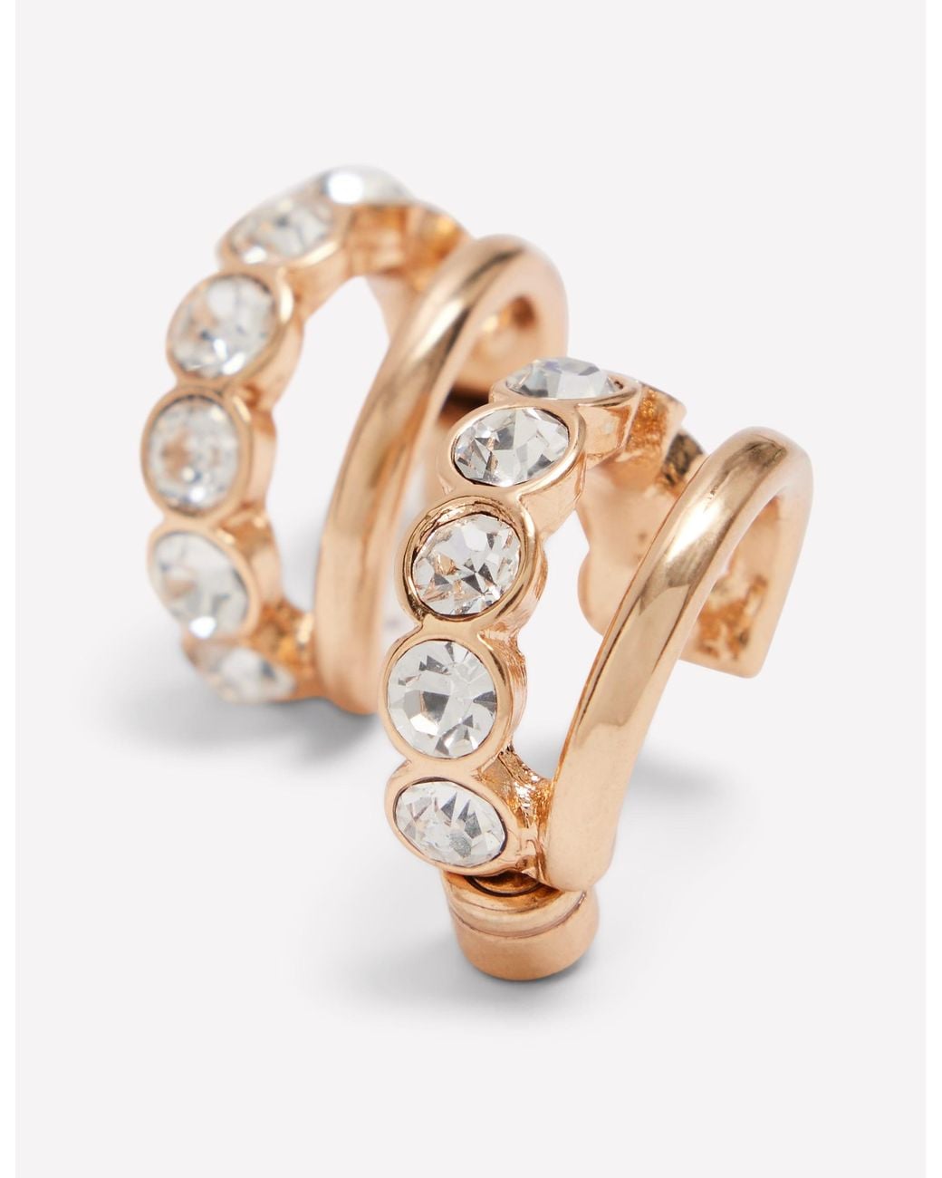 Boden Natural Small Jewel Hoops