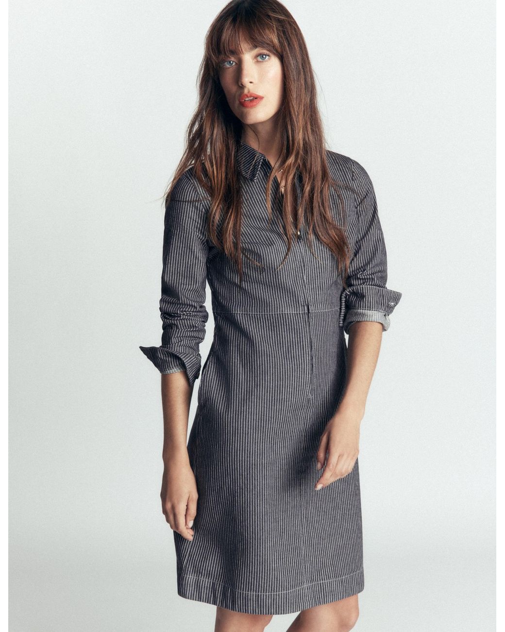 Boden Blue Bronte Denim Short Dress