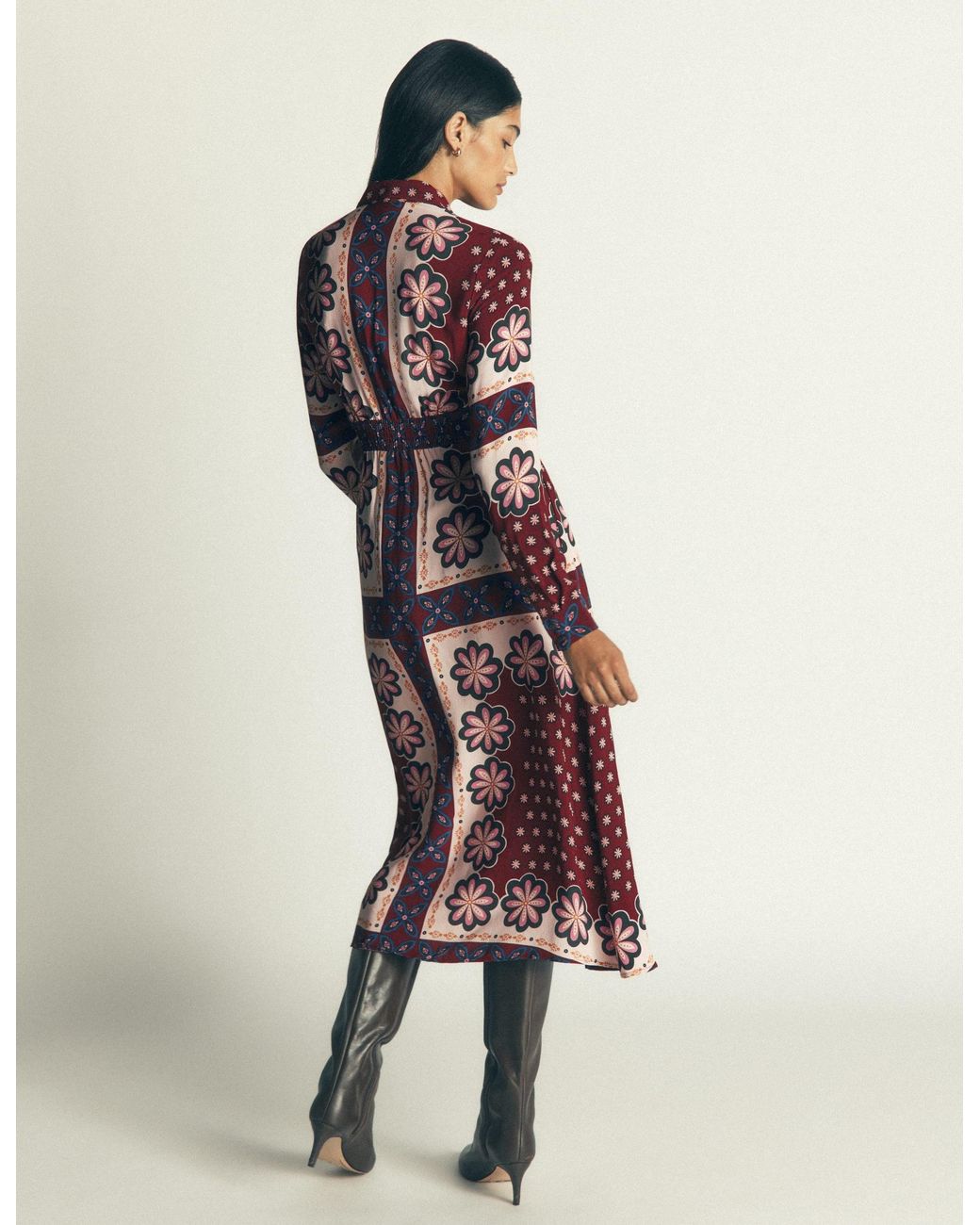 Boden Multicolor Joanna Midi Shirt Dress