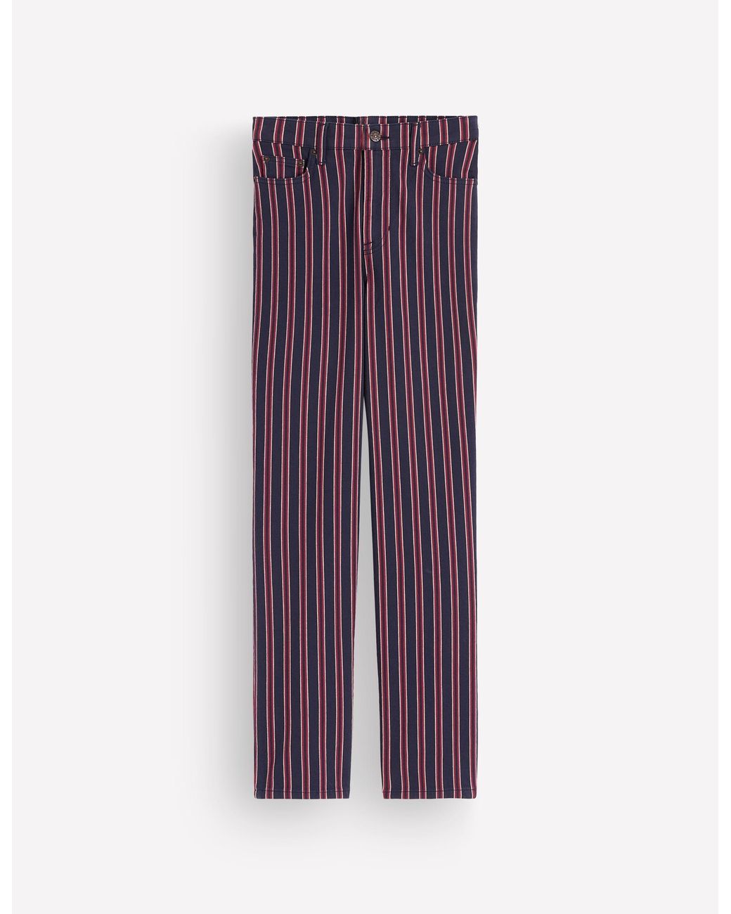 Boden Blue High Rise Straight Jeans