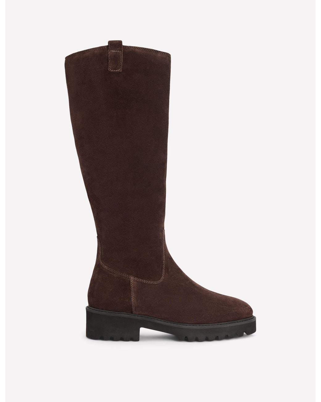 Boden Black Chunky Knee Boots