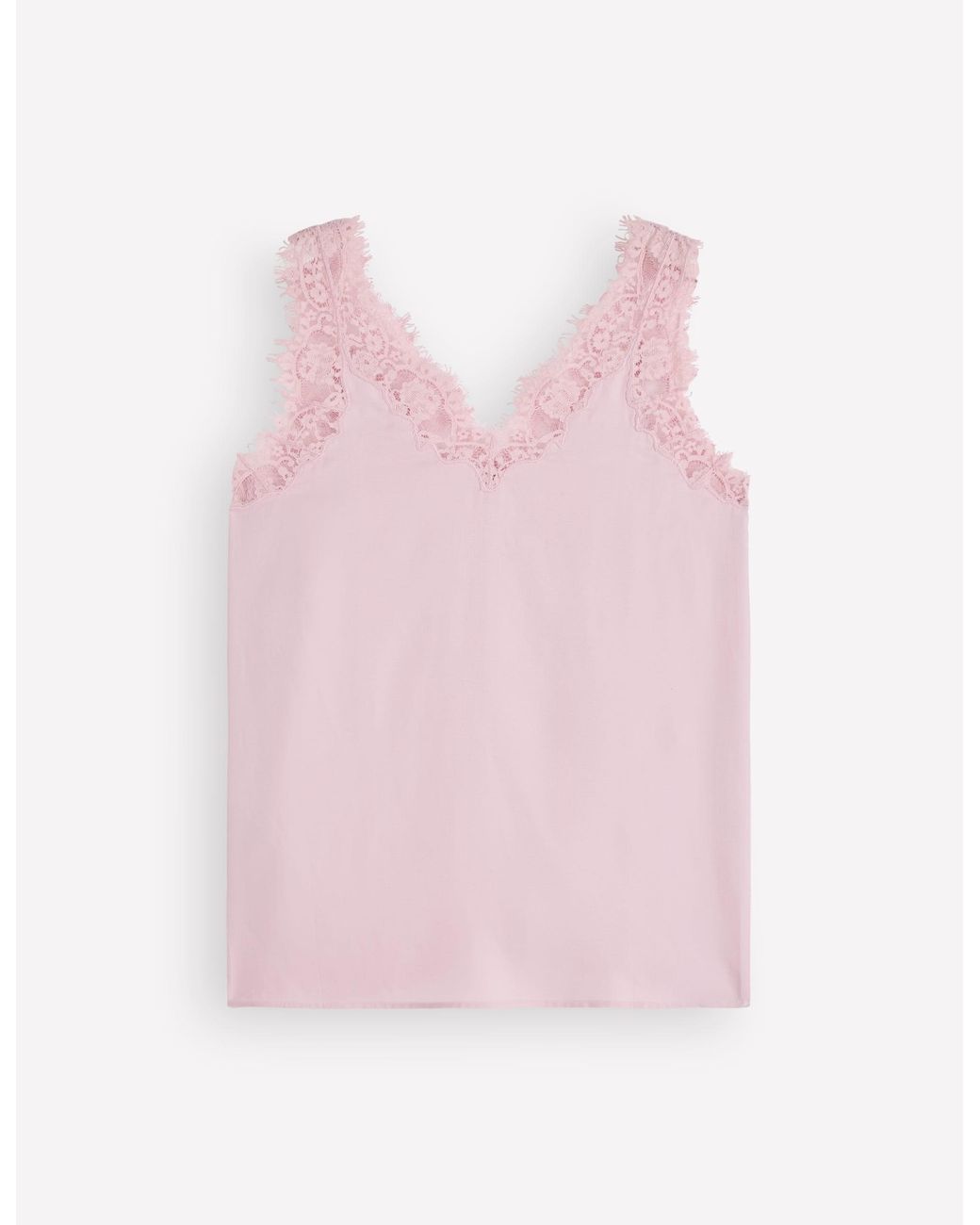 Boden Pink Ara Silk Blend Lace Cami
