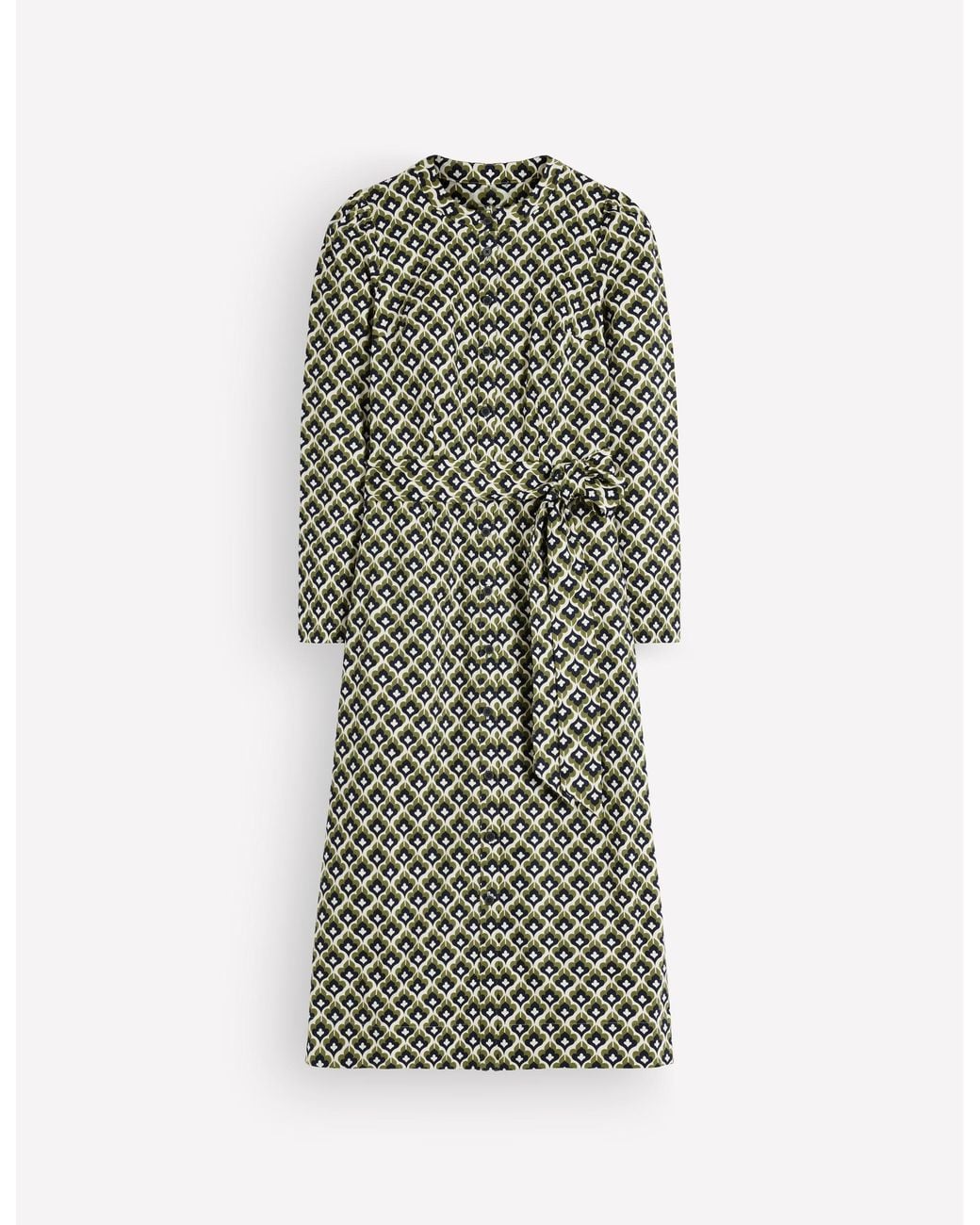 Boden Green Louise Midi Shirt Dress