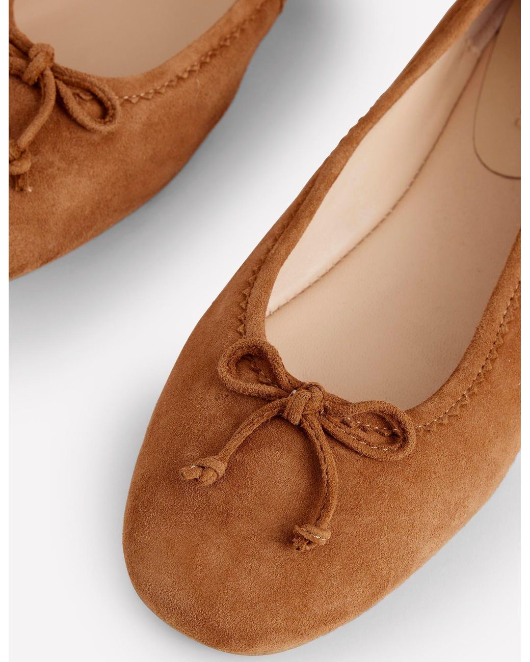 Boden Blue Kitty Flexi Sole Ballet Pumps
