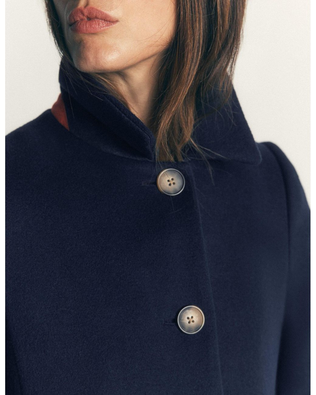 Boden Red Aylesford Midi Coat