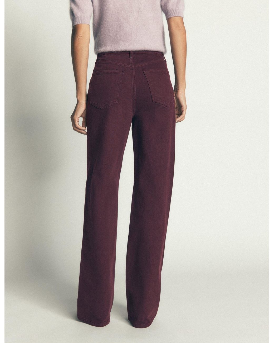 Boden Blue High Rise Column Leg Jeans