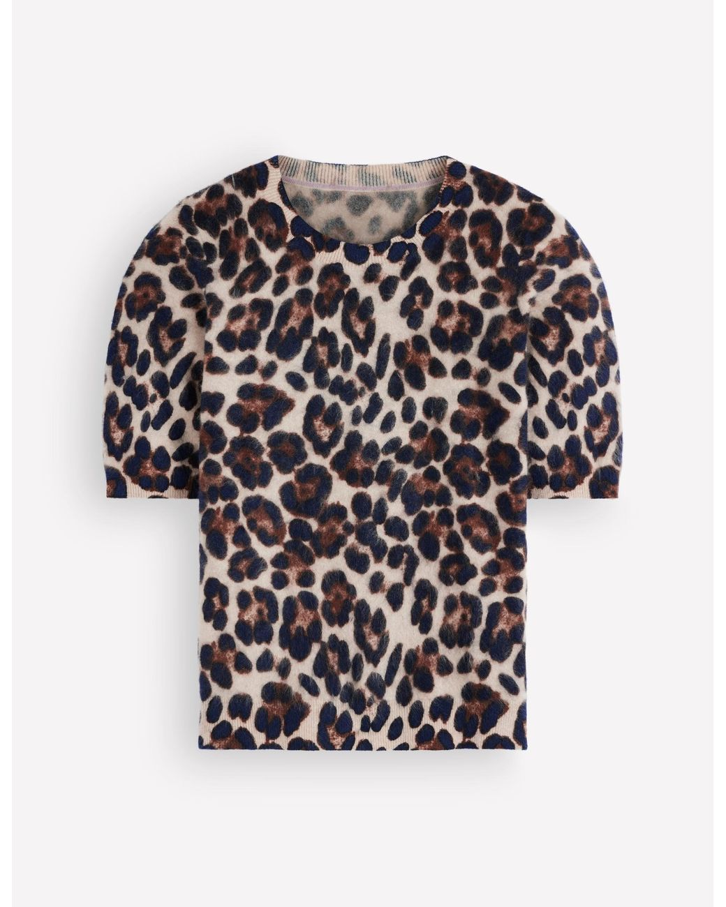Boden Black Kat Brushed Cashmere T-Shirt