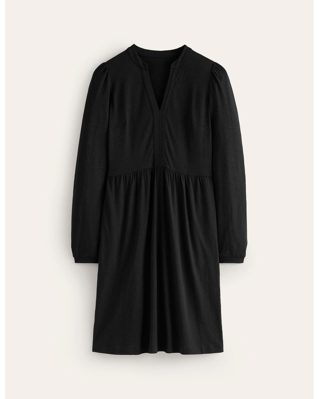 Boden Black Naomi Relaxed Jersey Dress