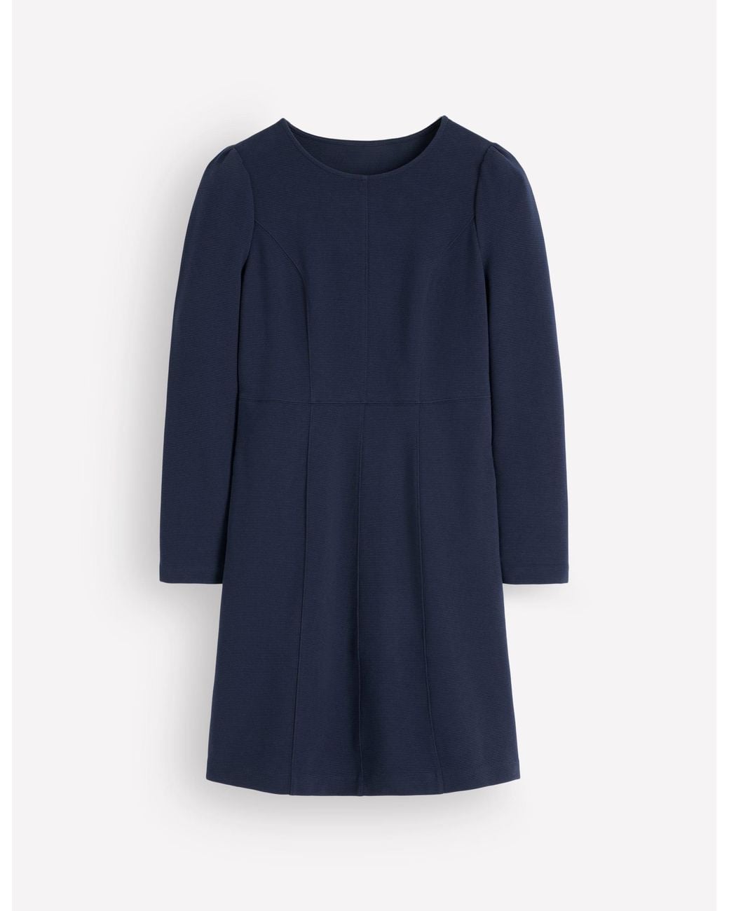 Boden Blue Marla Seamed Ottoman Dress